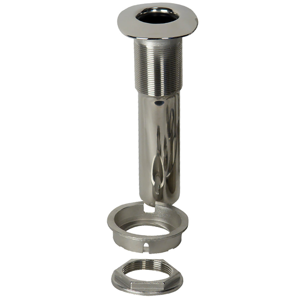 C.E. Smith 80 Series Screwless Flush Mount Rod Holder - 0 Degree - Stainless Steel - Swivel Bottom - Black Liner [53686S] - Premium Rod Holders from C.E. Smith - Just $229.99! 