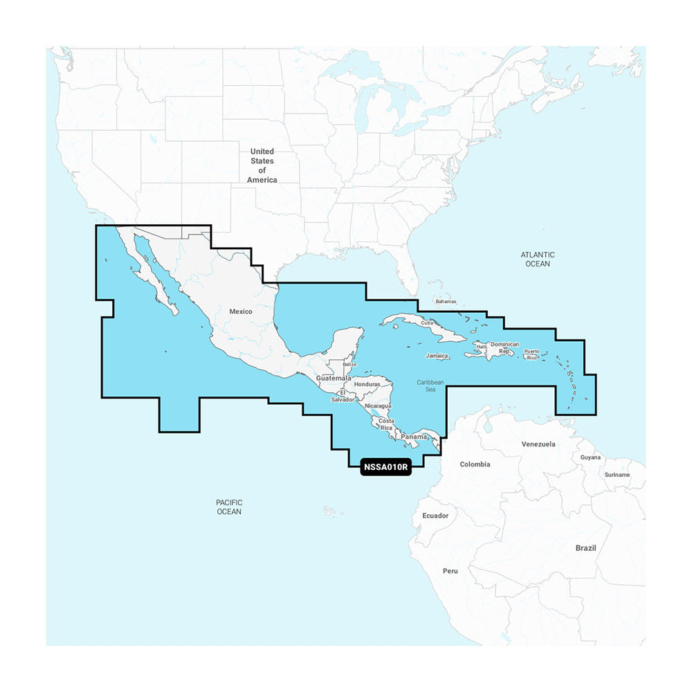 Garmin Navionics+ NSSA010R Central America  Caribbean [010-C1451-20] - Premium Garmin Navionics+ Foreign from Garmin - Just $92.99! 