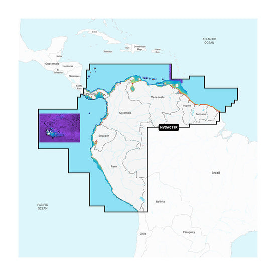 Garmin Navionics Vision+ NVSA011R South America (North) [010-C1452-00] - Premium Garmin Navionics Vision+ - Foreign from Garmin - Just $230.99! 