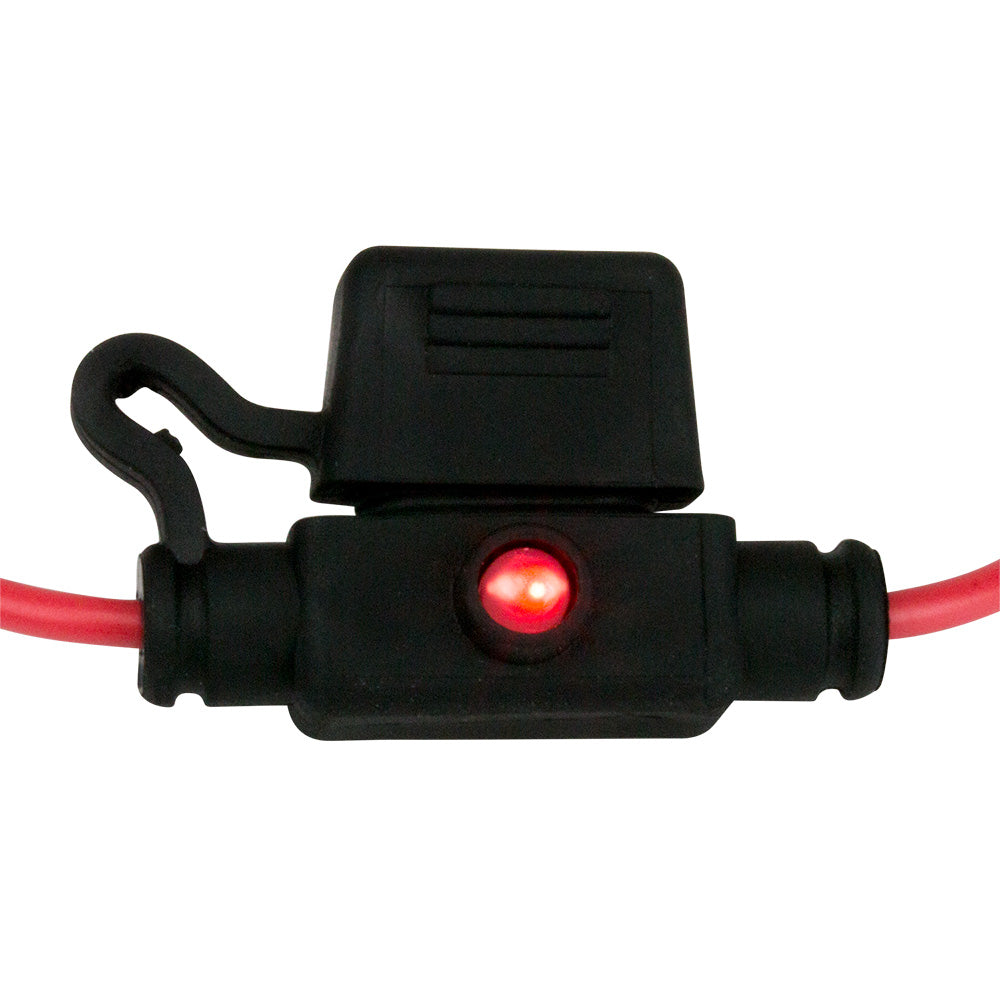 Sea-Dog ATM Mini Style Inline LED Fuse Holder - Up to 30A [445097-1] - Premium Fuse Blocks & Fuses from Sea-Dog - Just $6.99! 