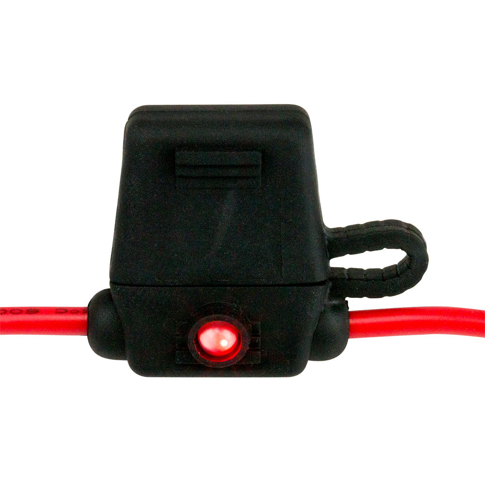 Sea-Dog ATO/ATC Style Inline LED Fuse Holder - Up to 30A [445197-1] - Premium Fuse Blocks & Fuses from Sea-Dog - Just $7.99! 