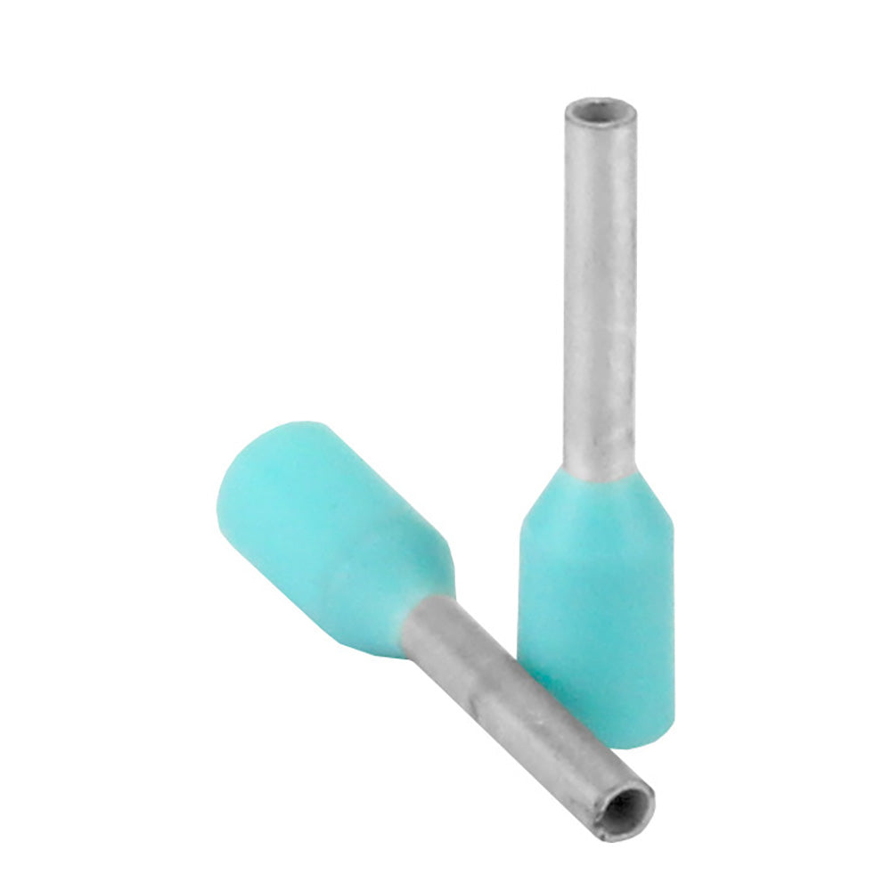 Pacer Turquoise 22-24 AWG Wire Ferrule - 6mm Length - 25 Pack [TFRL24-6MM-25] - Premium Accessories from Pacer Group - Just $4.87! 