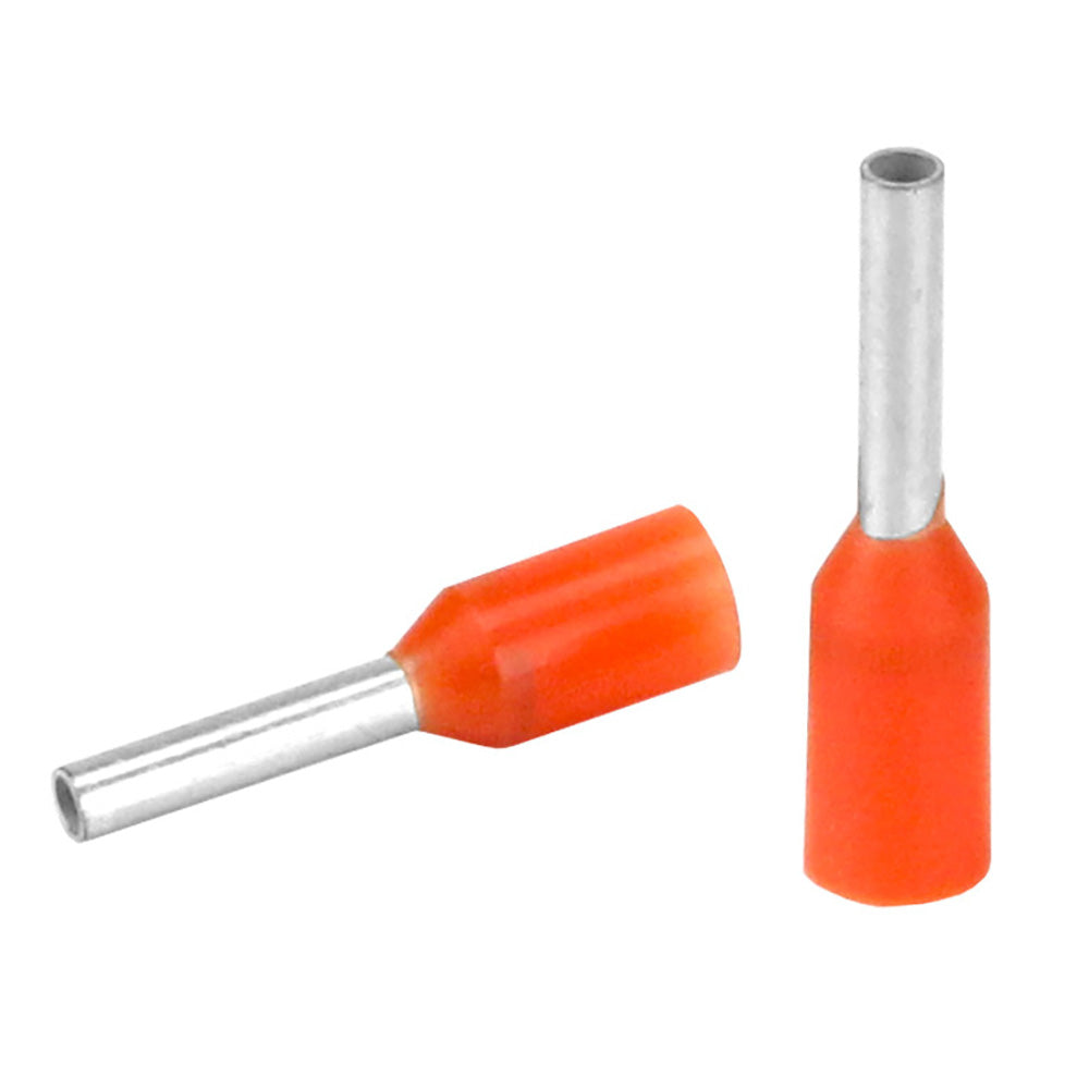 Pacer Orange 20-22 AWG Wire Ferrule - 6mm Length - 25 Pack [TFRL22-6MM-25] - Premium Accessories from Pacer Group - Just $4.87! 