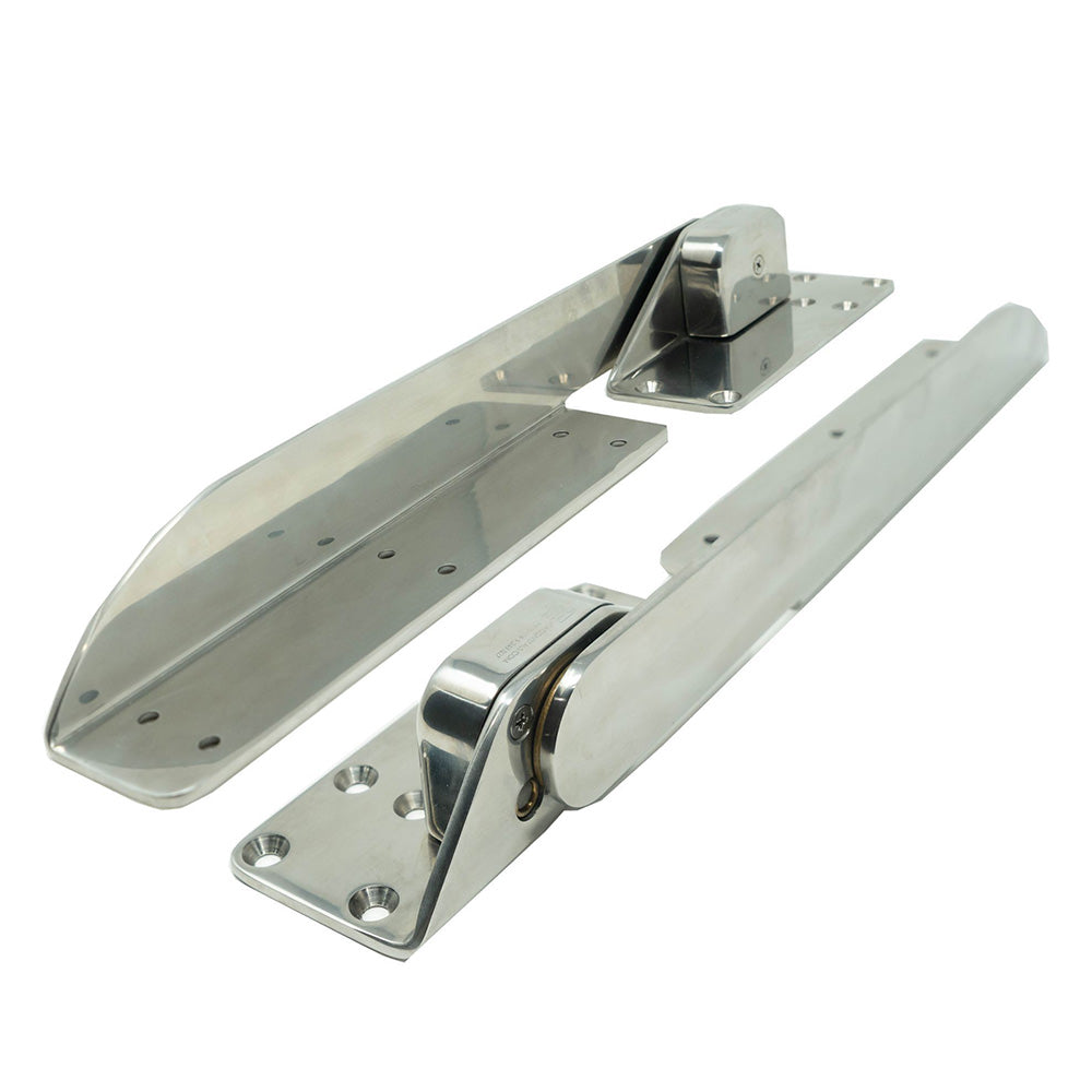 TACO Command Ratchet Hinges - 18-1/2" - 316 Stainless Steel - Pair [H25-0023R] - Premium Hinges from TACO Marine - Just $510.99! 