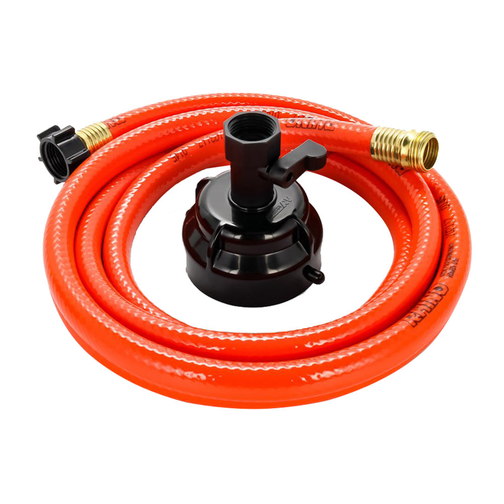 Camco RhinoFlex 10 Clean Out Hose w/Rinser Cap - 5/8" Internal Diameter [22999] - Automotive/RV, Automotive/RV | Sanitation, Brand_Camco - Camco - Sanitation