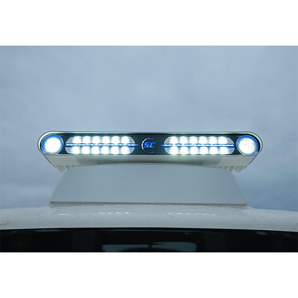 Shadow-Caster Eagle Ray LED Light Bar - White Housing  Dual Optics [SCM-EAGLE-RAY-WH] - Premium Flood/Spreader Lights from Shadow-Caster LED Lighting - Just $1799! 