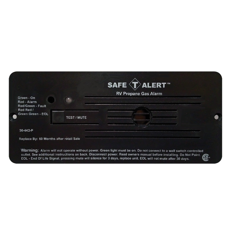 Safe-T-Alert 30 Series 12V RV Propane Alarm - Black [30-442-P-BL] - 1st Class Eligible, Brand_Safe-T-Alert, Marine Safety, Marine Safety | Fume Detectors - Safe-T-Alert - Fume Detectors