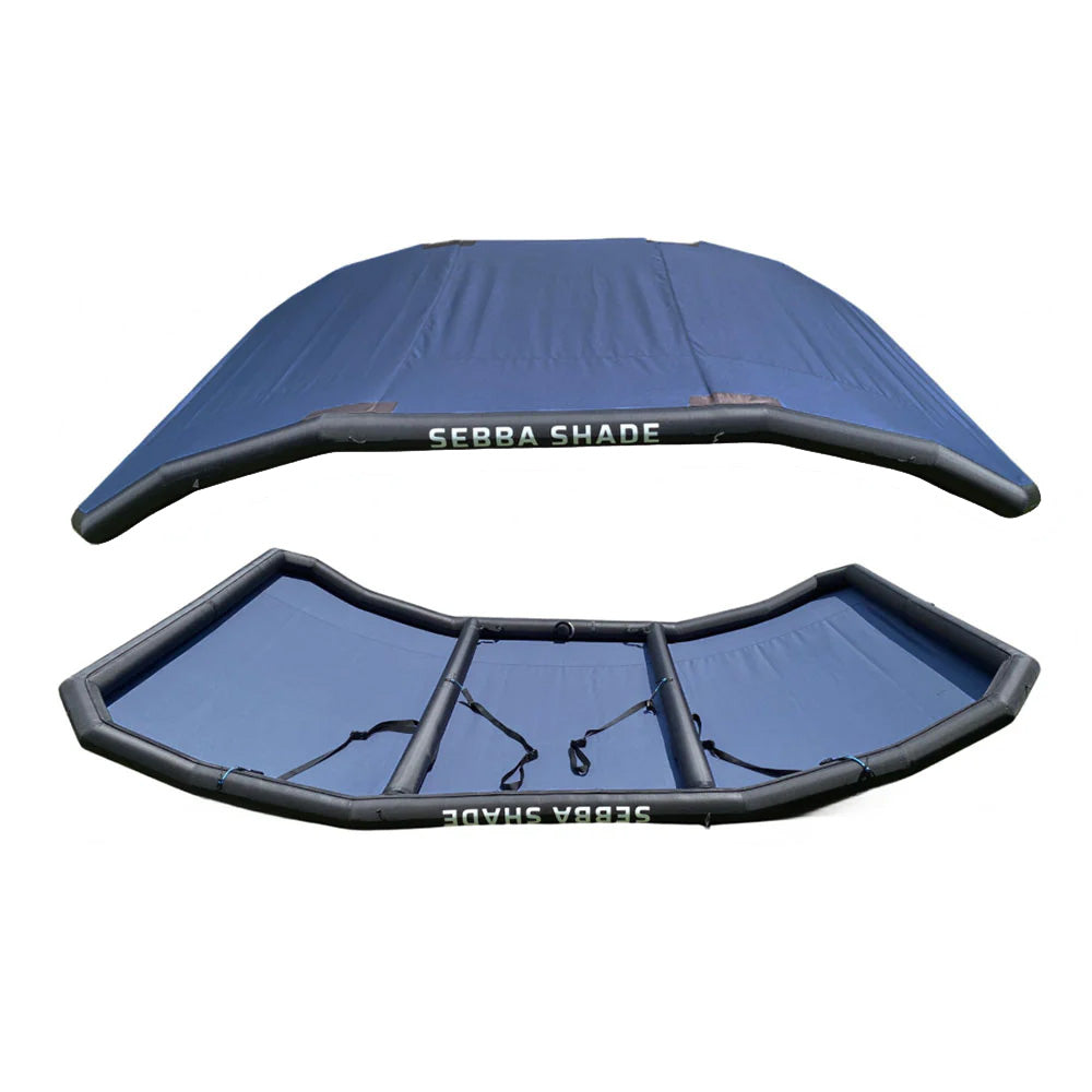 Sebba Shade 6 x 9 ft. Blue Sun Shade f/Boats Up To 28' [SS6X9BLU] - Premium Biminis/Shades/Umbrellas from Sebba Shade - Just $825! 