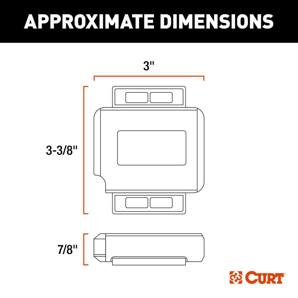 CURT Echo Under-Dash Brake Control Using One Control Auto [51190] - Premium Brake Controllers from CURT - Just $202.99! 