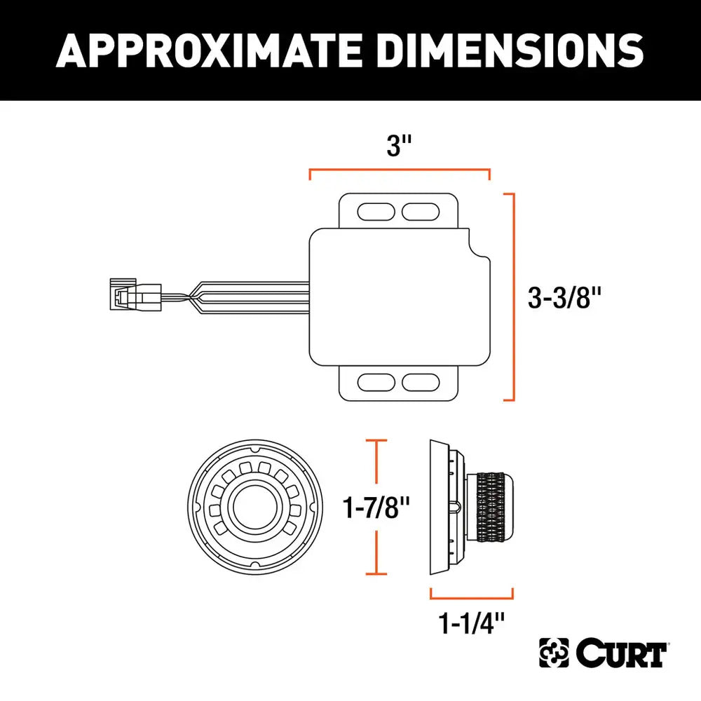 CURT Spectrum Brake Control In-Dash Mount [51170] - Premium Brake Controllers from CURT - Just $196.99! 