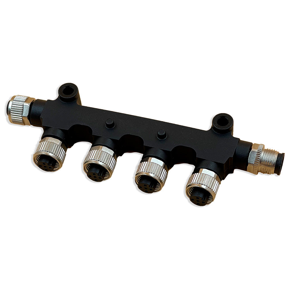 Digital Yacht NMEA 2000 T-Connector - 6 Ports [ZDIGN26W] - Premium Network Cables & Modules from Digital Yacht - Just $80.99! 