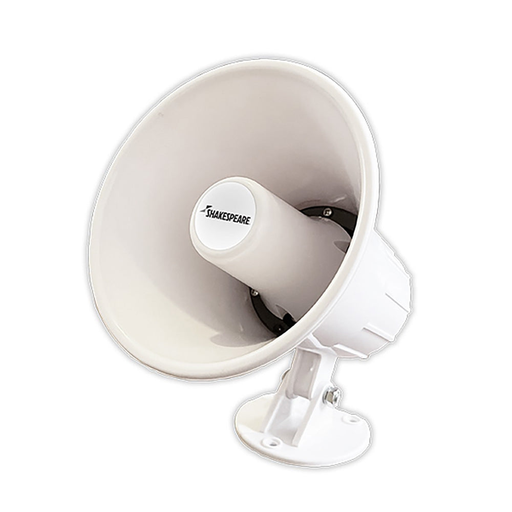 Shakespeare 15W 4-Ohm 5" Loud Hailer Speaker w/Bracket  Talkback - White [HS-5A] - Brand_Shakespeare, Communication, Communication | Hailer Horns - Shakespeare - Hailer Horns