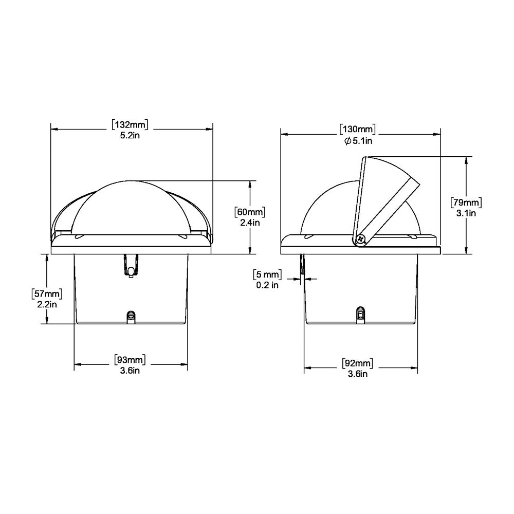 Ritchie SS-1002 SuperSport Compass - Flush Mount - Black [SS-1002] - Brand_Ritchie, Marine Navigation & Instruments, Marine Navigation & Instruments | Compasses - Ritchie - Compasses