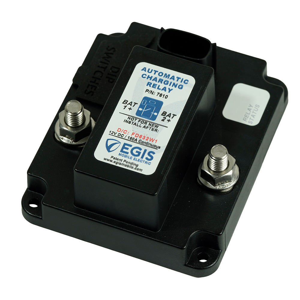 Egis Programmable Automatic Charging Relay (ACR) 160A, 12V [7610] - Premium Battery Management from Egis Mobile Electric - Just $107.99! 