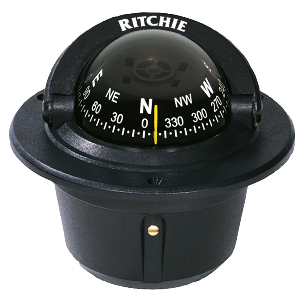 Ritchie F-50 Explorer Compass - Flush Mount - Black [F-50] - Premium Compasses from Ritchie - Just $89.99! 