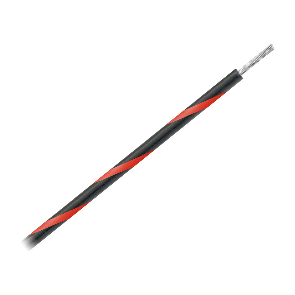 Pacer 16 AWG Gauge Striped Marine Wire 500' Spool - Black w/Red Stripe [WUL16BK-2-500] - Premium Wire from Pacer Group - Just $76.99! 