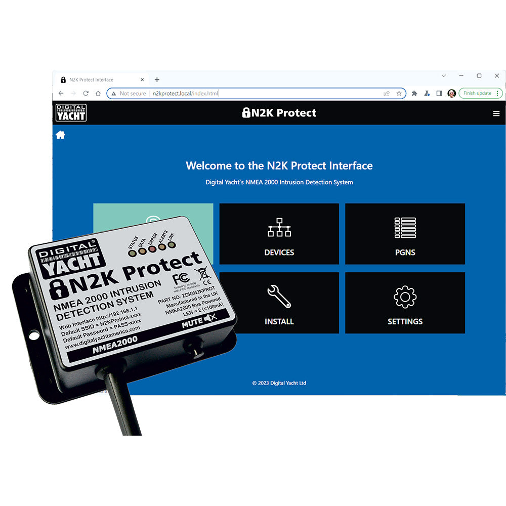 Digital Yacht N2K Protect NMEA 2000 Network Guard [ZDIGN2KPROT] - Premium Meters & Monitoring from Digital Yacht - Just $289.99! Shop now at Boat Gear Depot