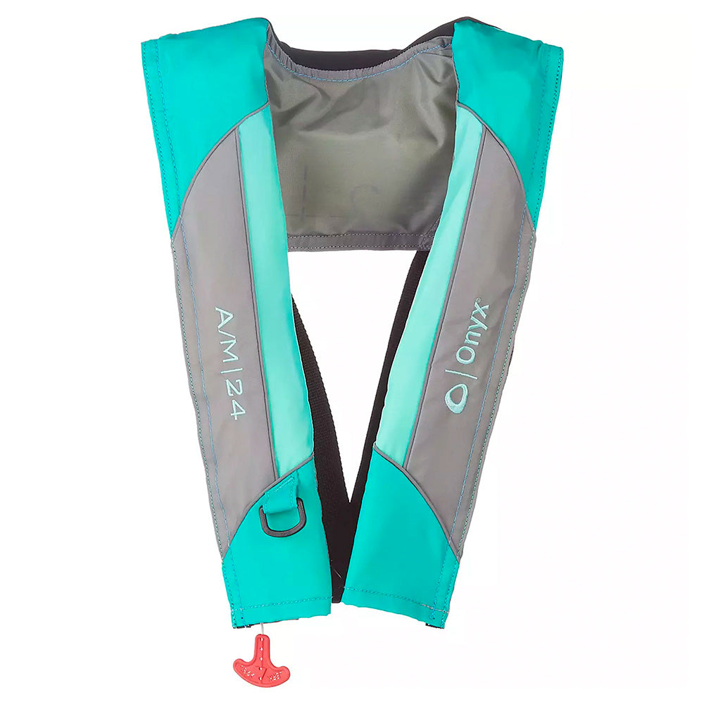 Onyx A/M-24 Auto/Manual Adult Universal PFD - Aqua [132008-505-004-19] - Brand_Onyx Outdoor, Clearance, Marine Safety, Marine Safety | Personal Flotation Devices, Paddlesports, Paddlesports | Life Vests, Specials - Onyx Outdoor - Life Vests