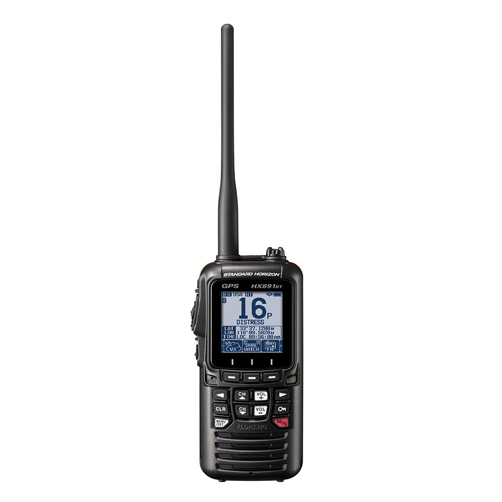 Standard Horizon HX891BT Handheld VHF w/Bluetooth - Black [HX891BTBK] - Premium VHF - Handheld from Standard Horizon - Just $227.99! 