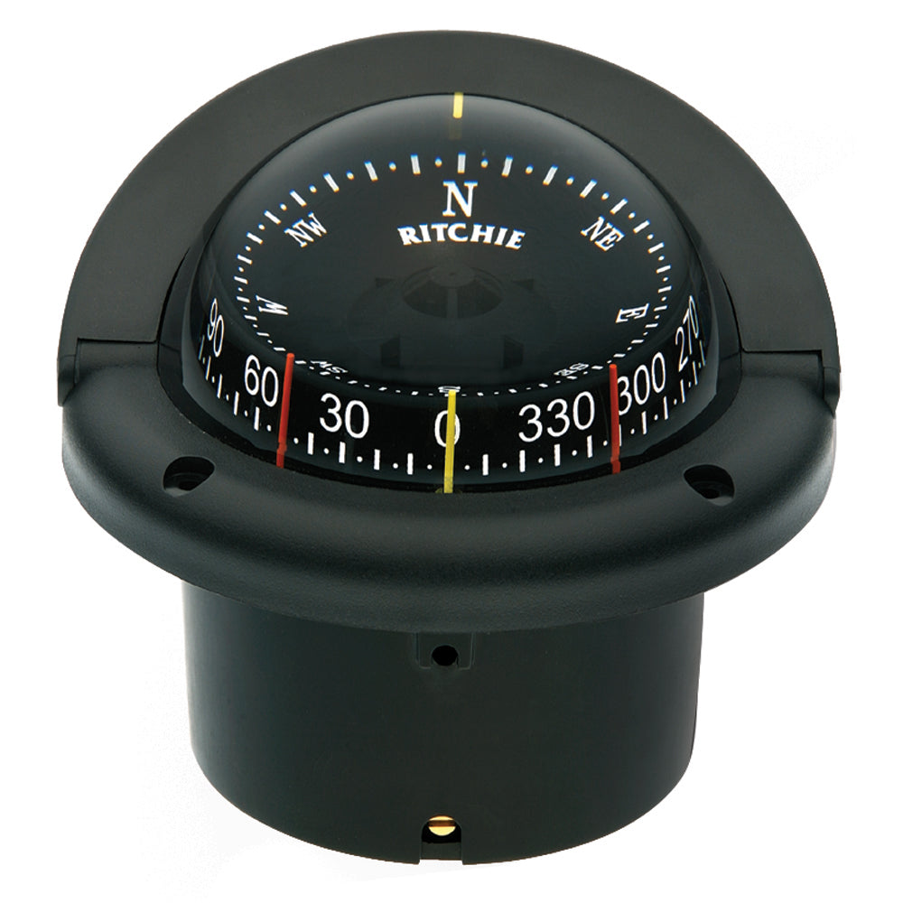 Ritchie HF-743 Helmsman Combidial Compass - Flush Mount - Black [HF-743] - Premium Compasses from Ritchie - Just $254.99! 