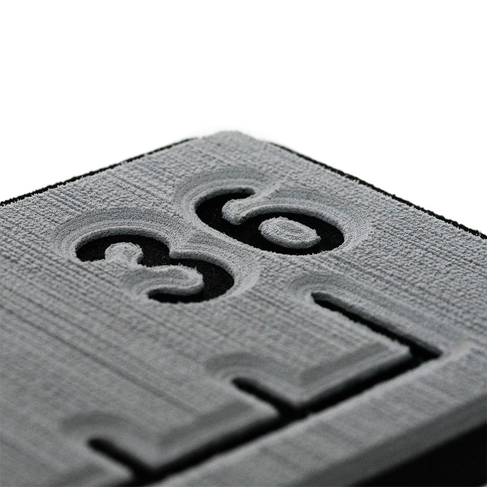 SeaDek 36 Routed Ruler - 6mm - Brushed Texture - Storm Grey/Black [53583-80066] - Premium Deck / Galley from SeaDek - Just $47.99! 