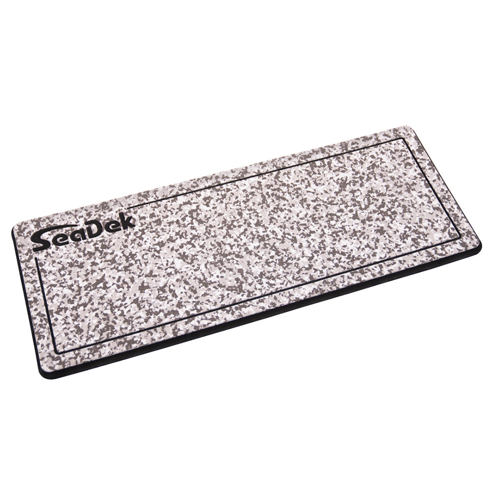 SeaDek 16 x 39" 20mm Dual Density Large Helm Pad w/SeaDek Logo - Brushed Texture - Snow Camo/Black (406.4mm x 990.6mm x 20mm) [37926-83699] - Premium Deck / Galley from SeaDek - Just $195.99! 