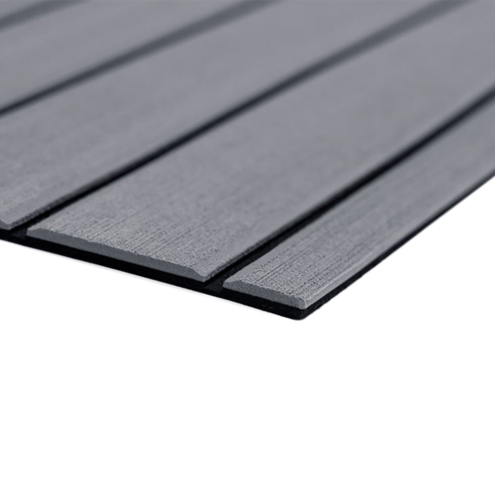 SeaDek 40" x 80" 6mm Teak Full Sheet - Brushed Texture - Storm Grey/Black (1016mm x 2032mm x 6mm) [32279-80066] - Premium Deck / Galley from SeaDek - Just $284.99! 