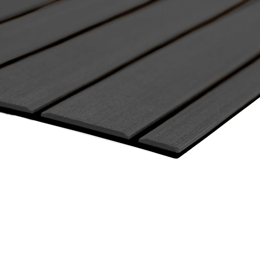 SeaDek 40" x 80" 6mm Teak Full Sheet - Brushed Texture - Dark Grey/Black (1016mm x 2032mm x 6mm) [32279-80067] - Premium Deck / Galley from SeaDek - Just $284.99! 