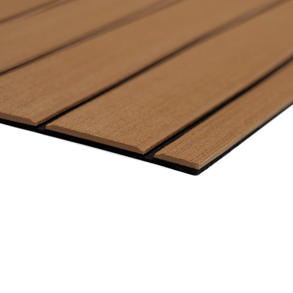 SeaDek 40" x 80" 6mm Teak Full Sheet - Brushed Texture - Brown/Black (1016mm x 2032mm x 6mm) [32279-80070] - Premium Deck / Galley from SeaDek - Just $284.99! 