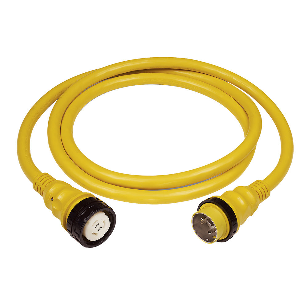 Marinco 50 AMP 125V Shore Power Cable - 75' - Yellow [6153SPP-75] - Premium Shore Power from Marinco - Just $709.99! 