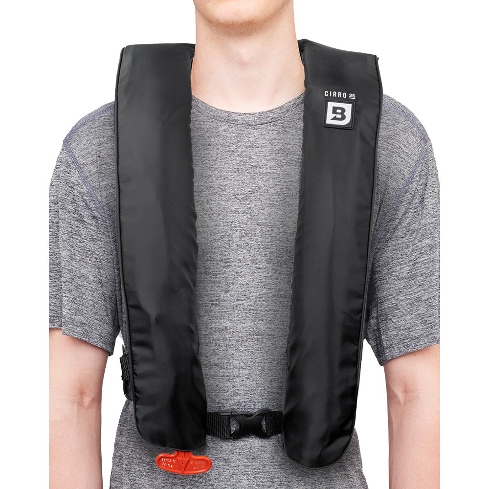 Bluestorm Cirro 26 Auto/Manual Type V Inflatable PFD - Apex Black [BS-SL6FA-22-BLK] - Premium Life Vests from Bluestorm - Just $92.99! 