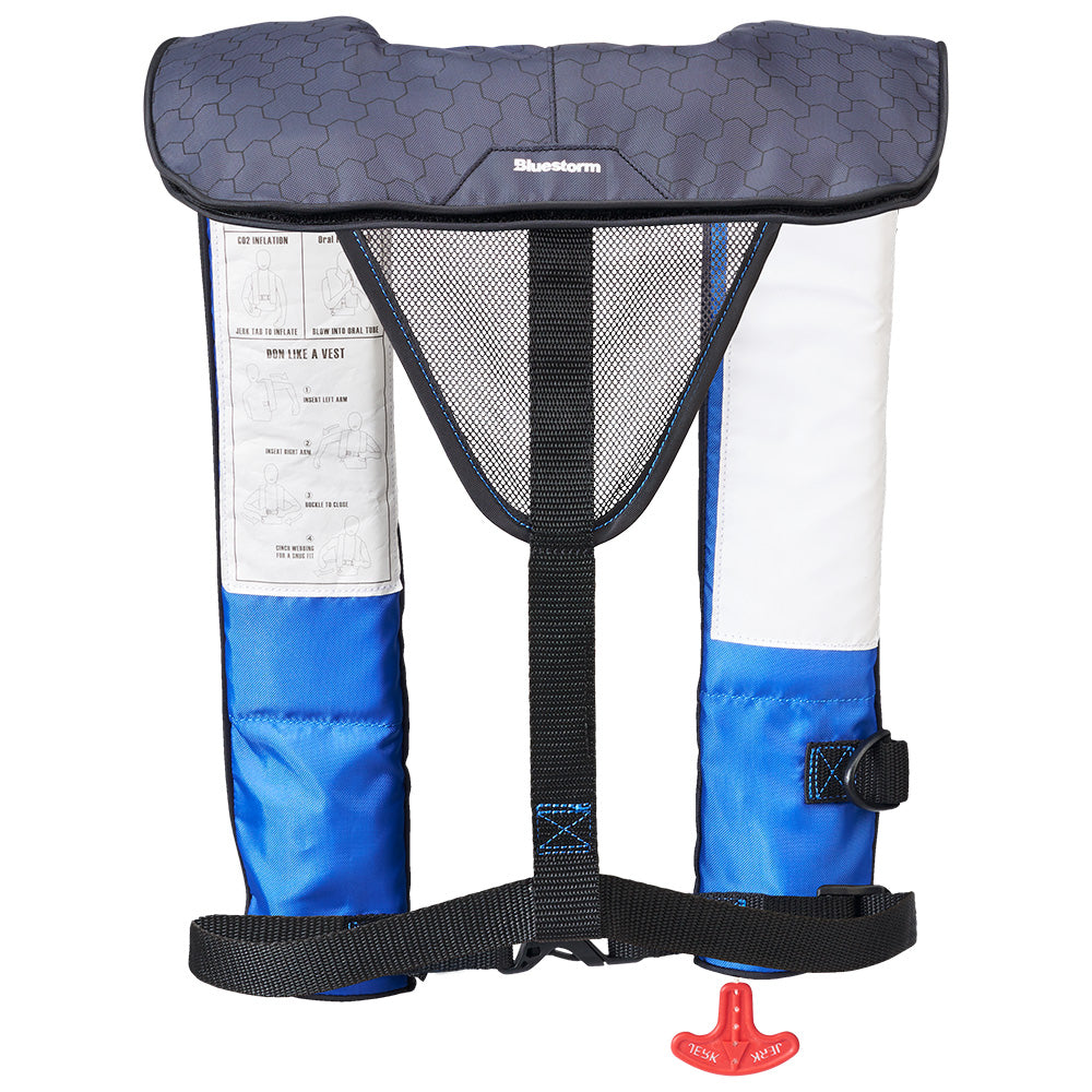 Bluestorm Cirrus 26 Auto/Manual Type V Inflatable PFD - Deep Blue [SL6F-21-BLU] - Premium Life Vests from Bluestorm - Just $129.99! 