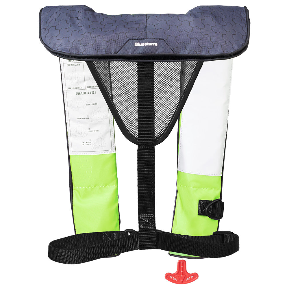 Bluestorm Cirrus 26 Auto/Manual Type V Inflatable PFD - Hi-Vis [SL6F-21-HVS] - Premium Life Vests from Bluestorm - Just $129.99! 