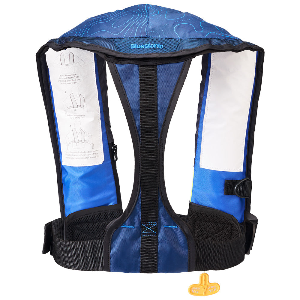 Bluestorm Stratus 35 Auto Type II Inflatable PFD - Deep Blue [T1H-19-NAV] - Premium Life Vests from Bluestorm - Just $149.99! 