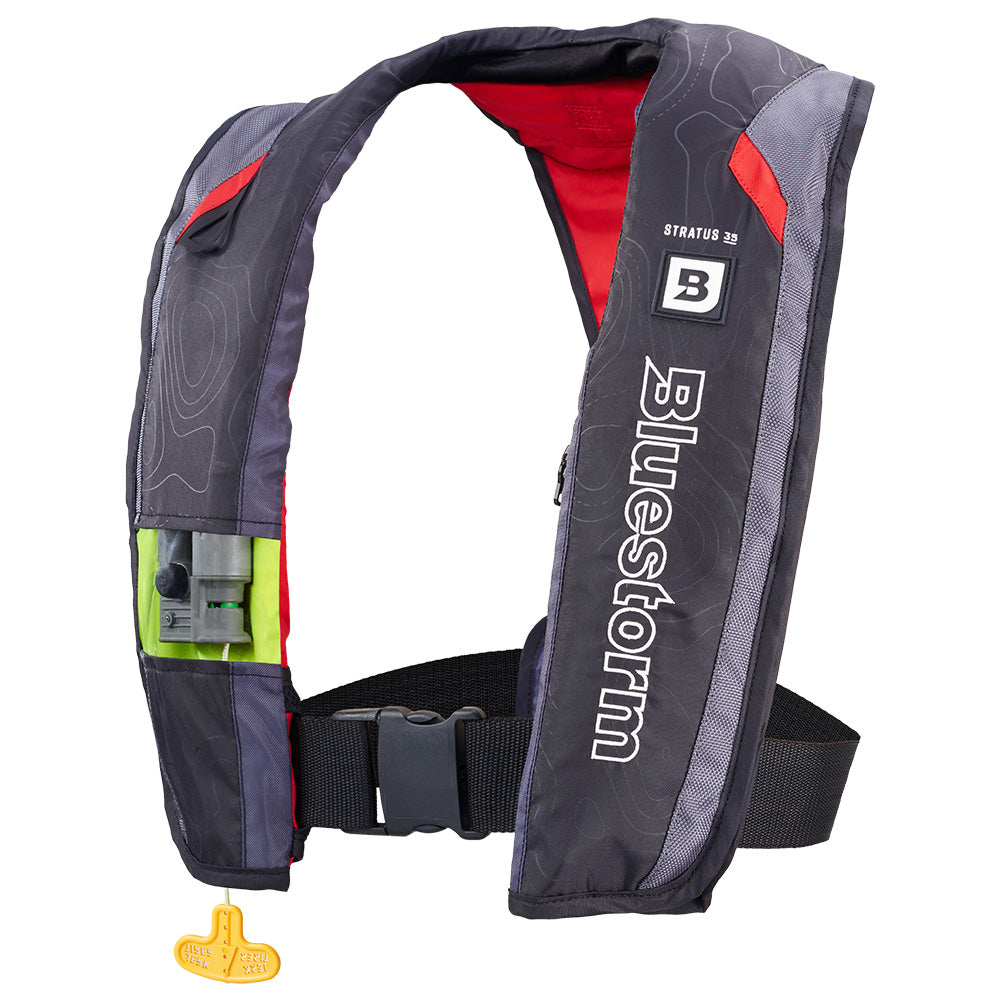 Bluestorm Stratus 35 Auto Type II Inflatable PFD - Red [T1H-19-RED] - Premium Life Vests from Bluestorm - Just $149.99! 