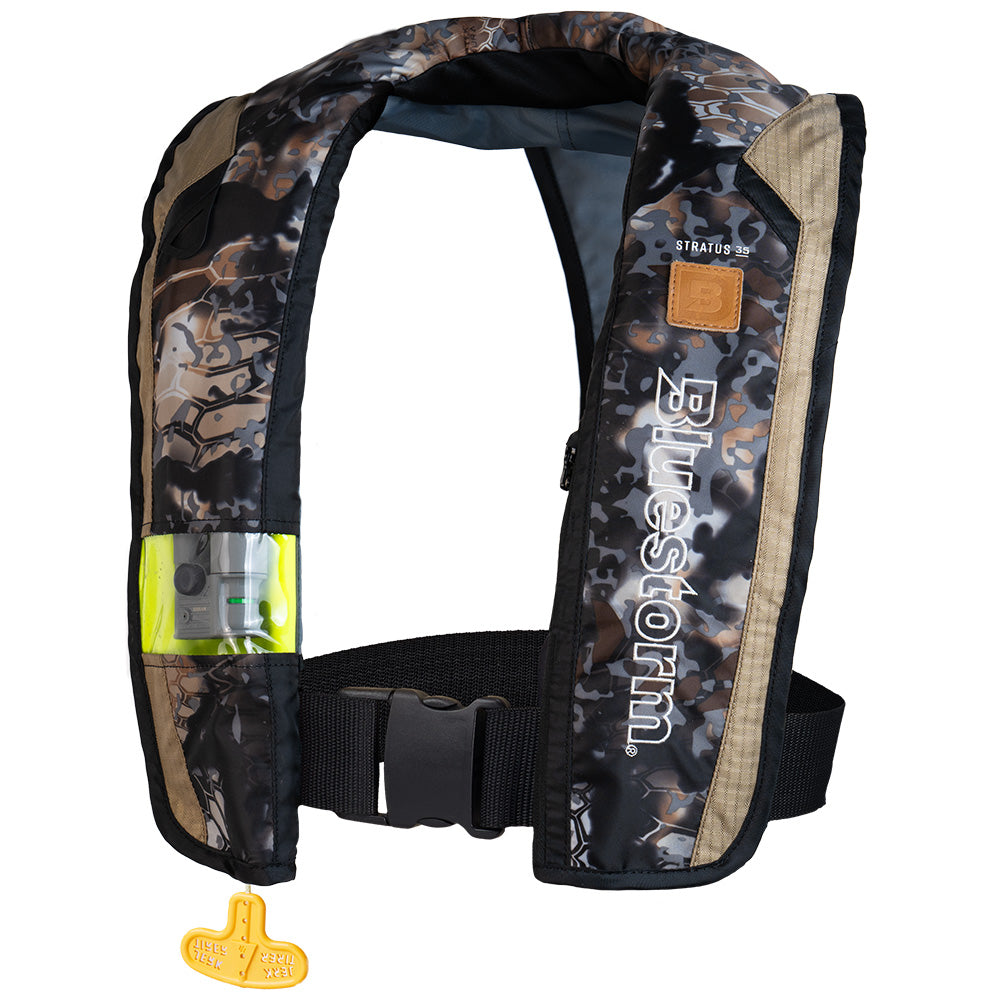 Bluestorm Kryptek Stratus 35 Auto Type II Inflatable PFD - Obscura Skyfall [BS-T1H-23-SKY] - Premium Life Vests from Bluestorm - Just $159.99! 