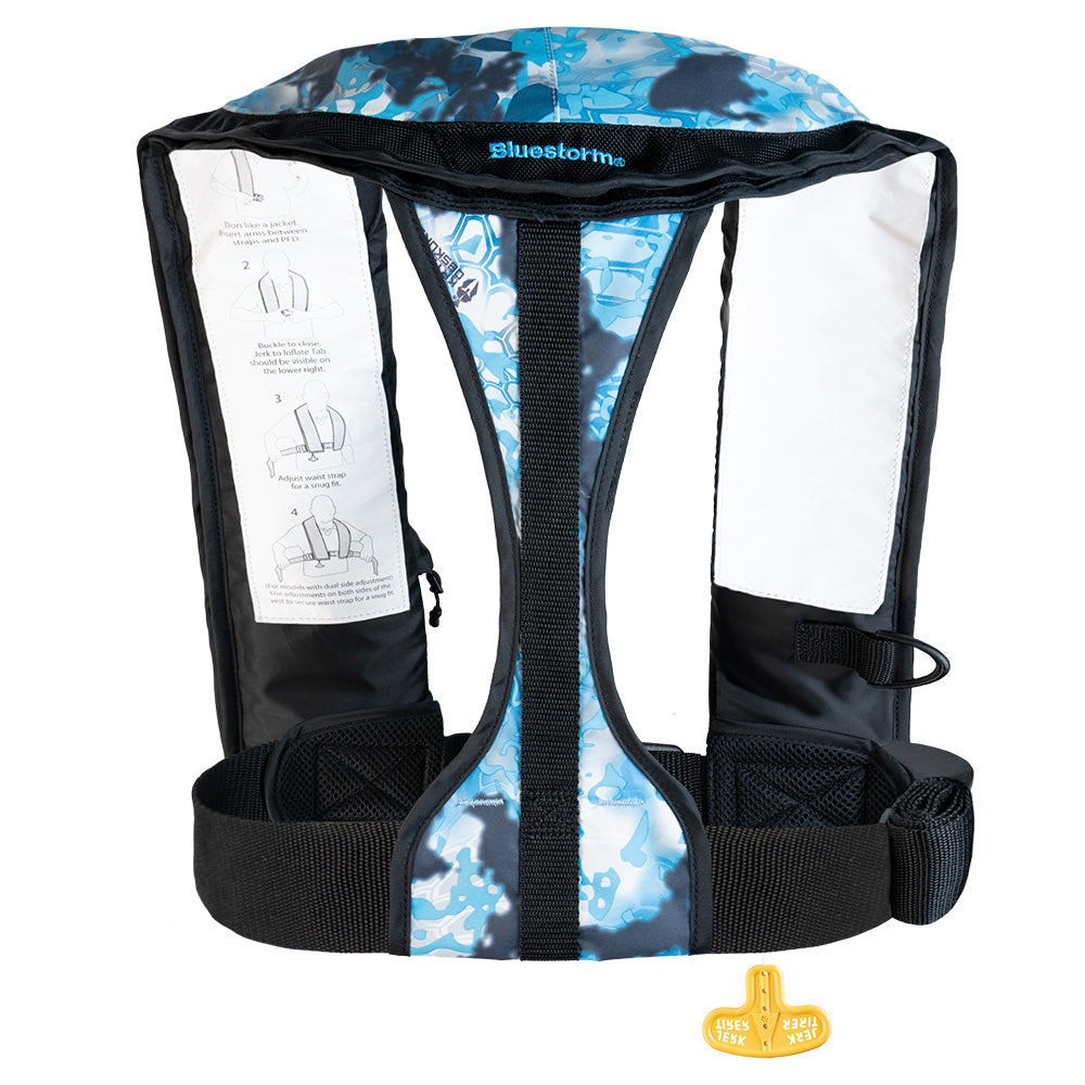 Bluestorm Kryptek Stratus 35 Auto Type II Inflatable PFD - Obscura Litus [BS-T1H-23-LIT] - Premium Life Vests from Bluestorm - Just $159.99! 