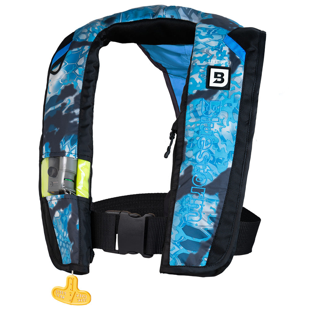 Bluestorm Kryptek Stratus 35 Auto Type II Inflatable PFD - Obscura Litus [BS-T1H-23-LIT] - Premium Life Vests from Bluestorm - Just $159.99! 