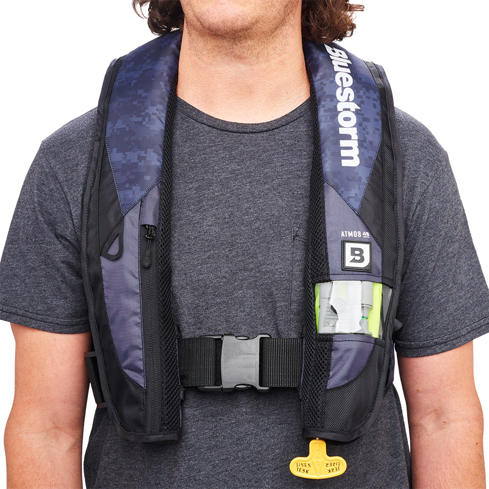 Bluestorm Atmos 40 Auto Type II Inflatable PFD - Deep Blue [D1H-19-NAV] - Premium Life Vests from Bluestorm - Just $179.99! 