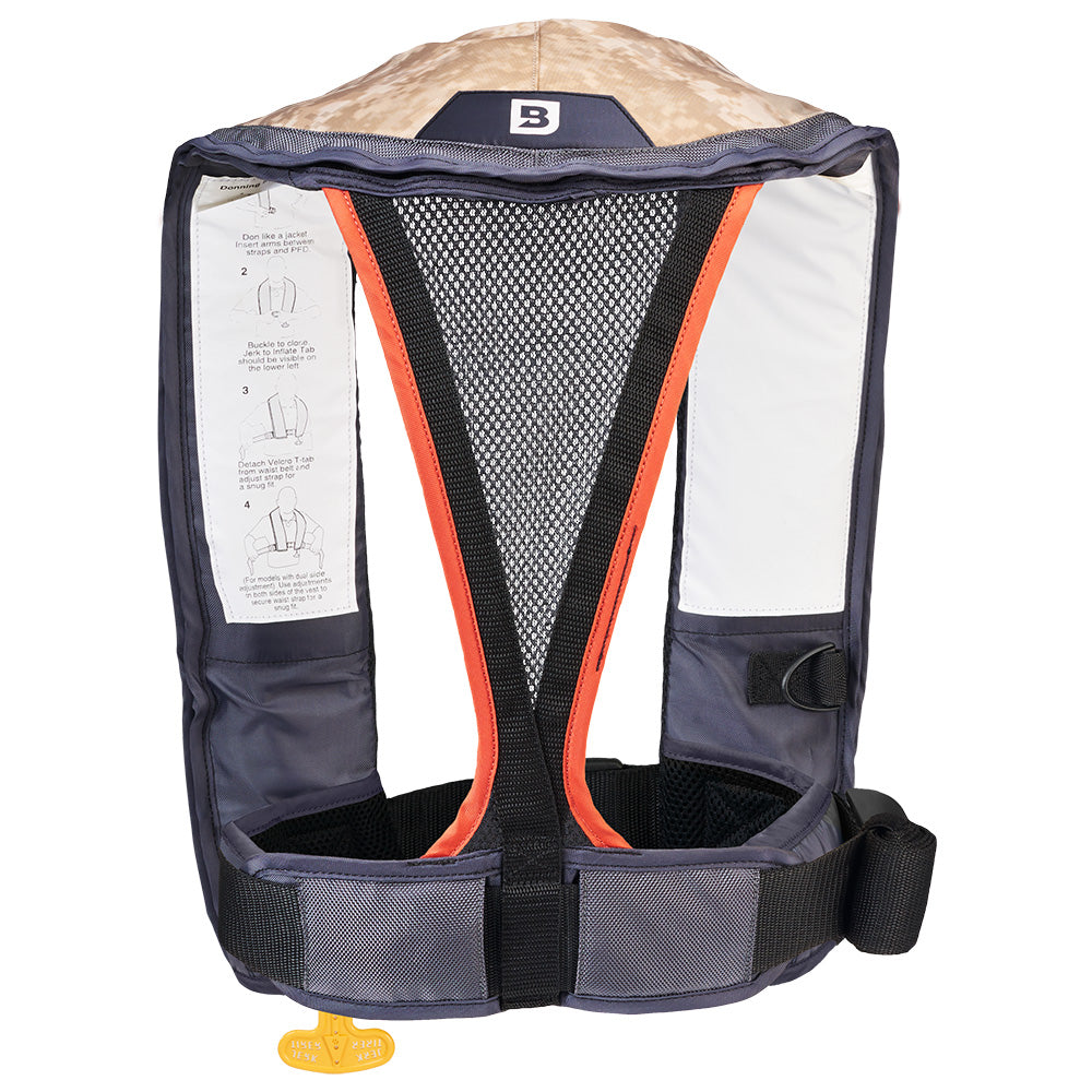 Bluestorm Atmos 40 Auto Type II Inflatable PFD - Tan [D1H-19-TAN] - Premium Life Vests from Bluestorm - Just $179.99! 