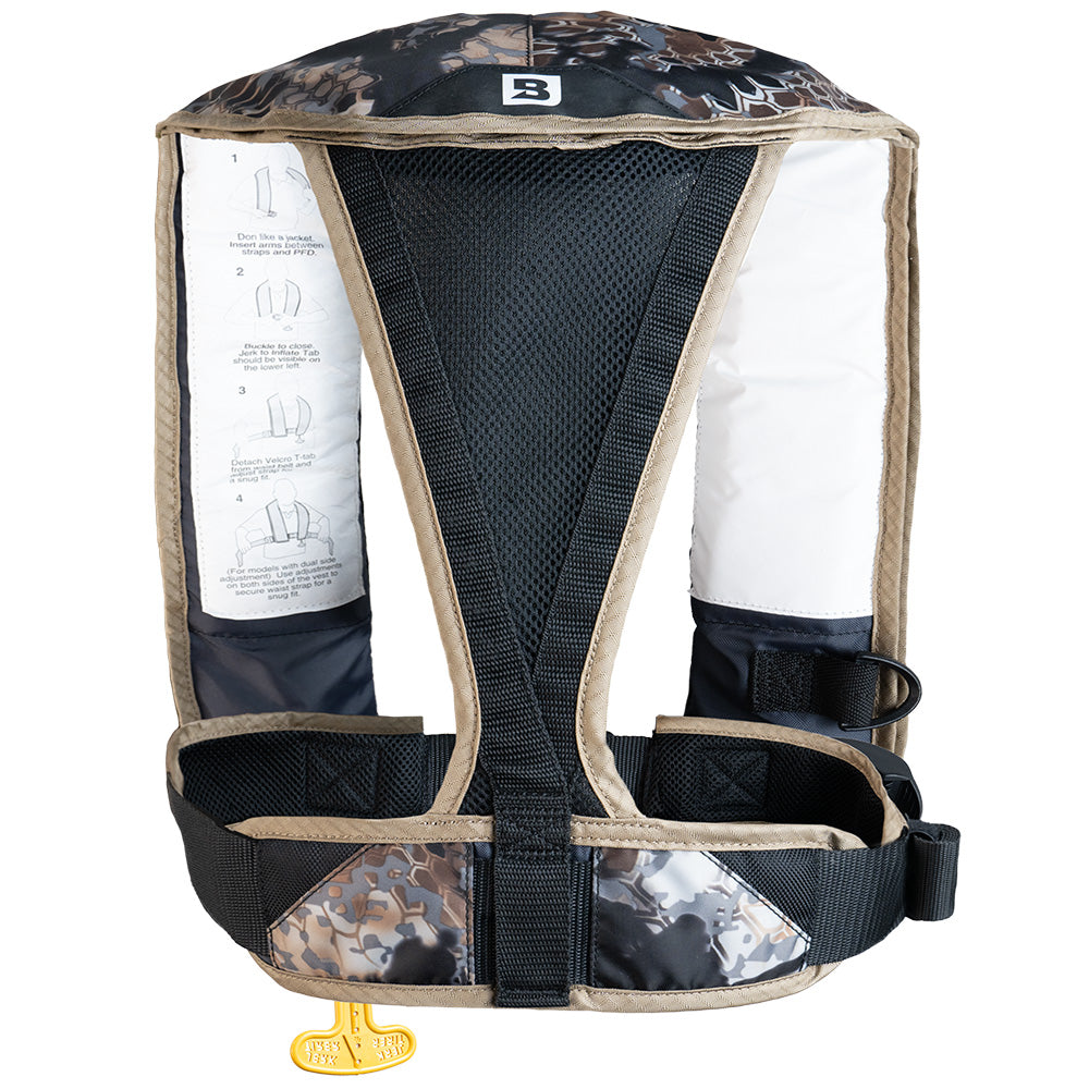 Bluestorm Kryptek Atmos 40 Auto Type II Inflatable PFD - Obscura Skyfall [BS-D1H-23-SKY] - Premium Life Vests from Bluestorm - Just $189.99! 