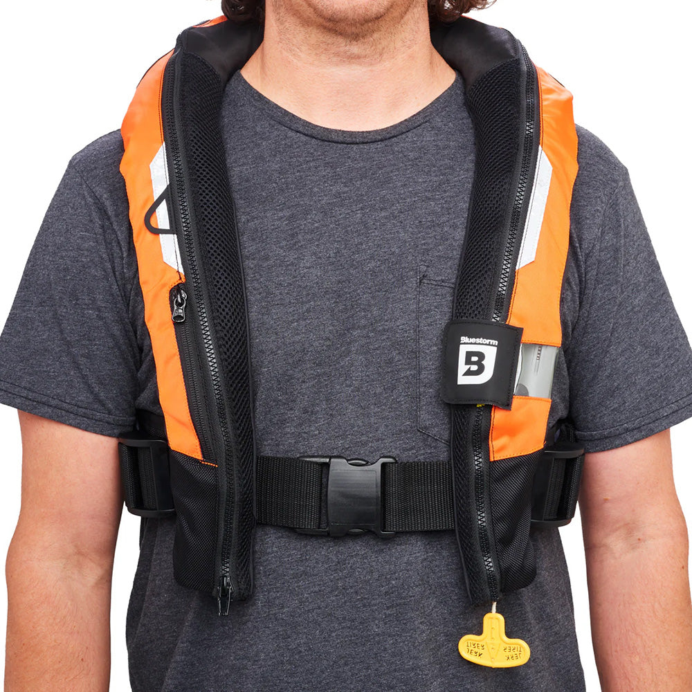 Bluestorm Arcus 40 Auto Type II Inflatable PFD - Deep Blue [BS-ZD1H-22-BLU] - Premium Life Vests from Bluestorm - Just $209.99! 