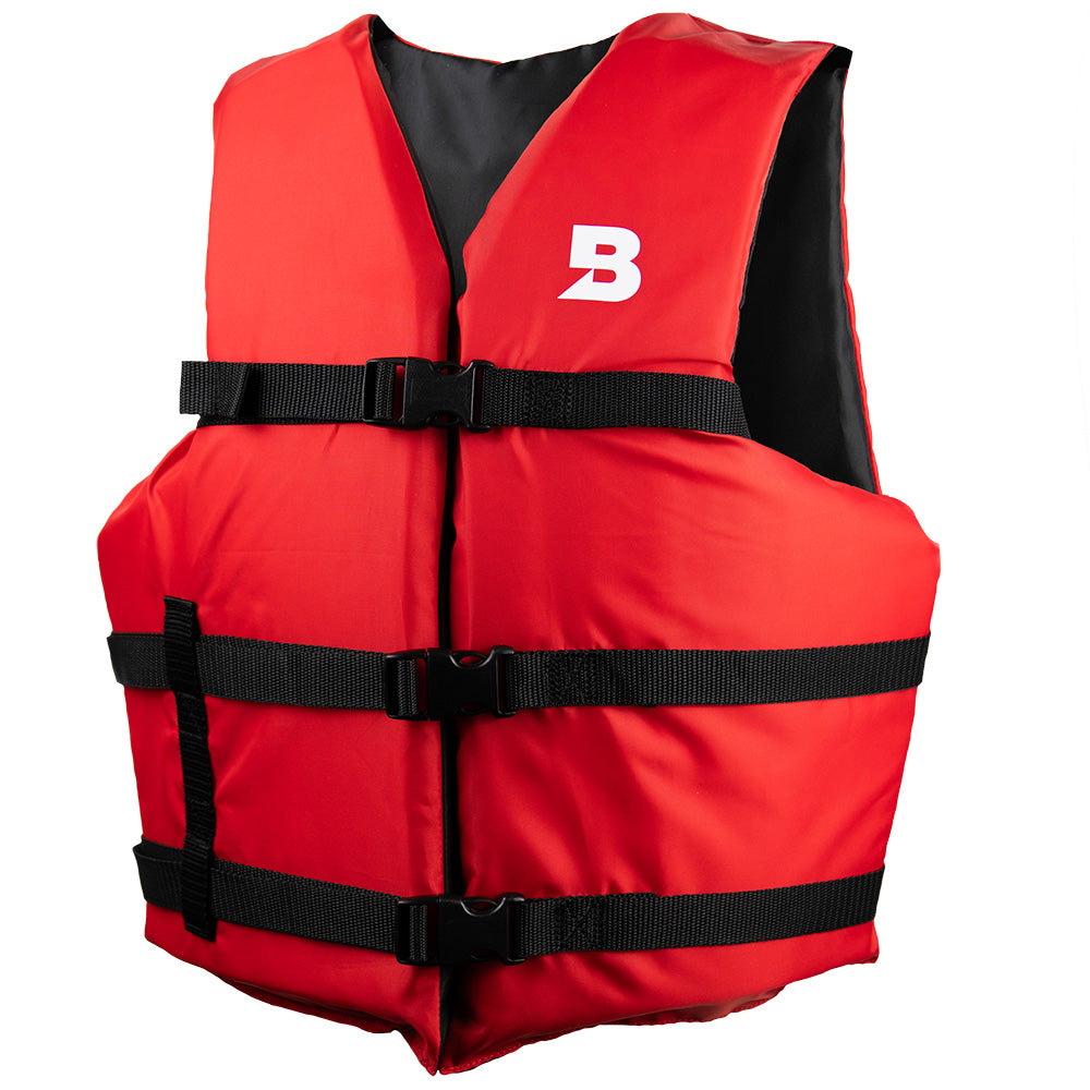 Bluestorm Type III General Boating Adult Universal Foam Life Jacket - Red [BS-165-RED-U] - Premium Life Vests from Bluestorm - Just $29.99! 