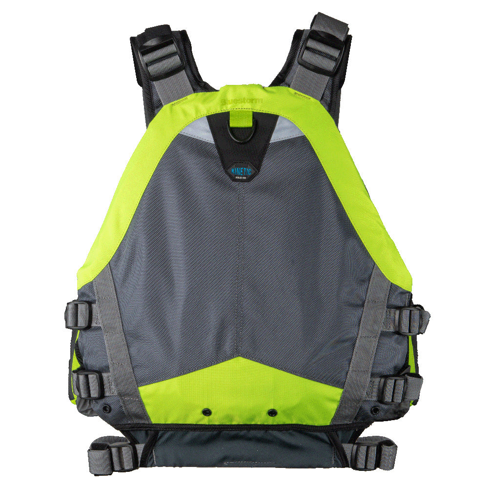 Bluestorm Kinetic Kayak Fishing Vest - Hi-Vis - S/M [BS-409-HVS-S/M] - Premium Life Vests from Bluestorm - Just $99.99! 