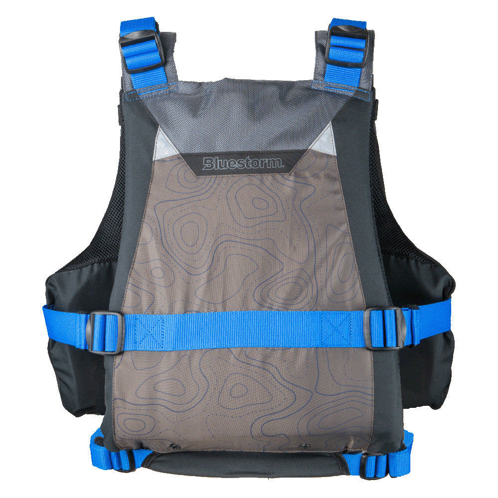 Bluestorm Motive Kayak Fishing Vest - Deep Blue - S/M [BS-248-TPE-S/M] - Premium Life Vests from Bluestorm - Just $79.99! 