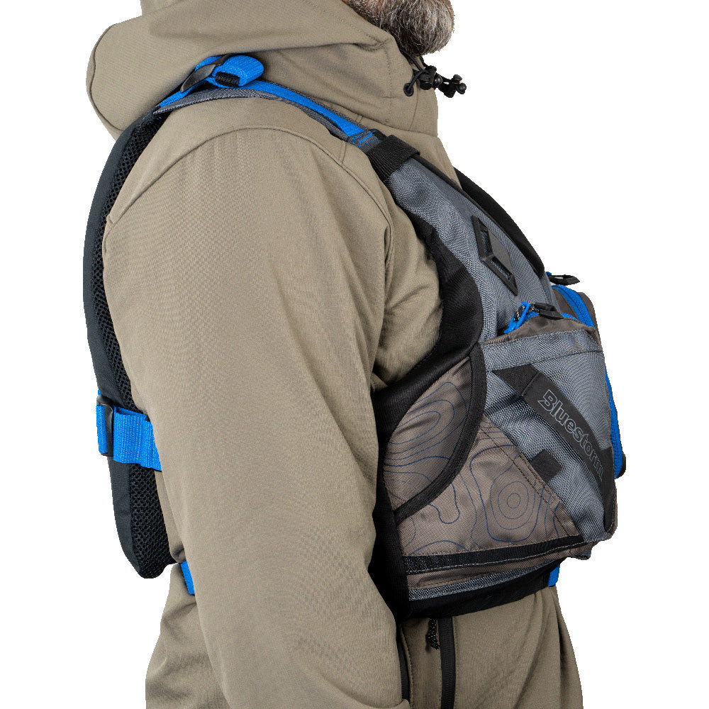 Bluestorm Motive Kayak Fishing Vest - Deep Blue - S/M [BS-248-TPE-S/M] - Premium Life Vests from Bluestorm - Just $79.99! 