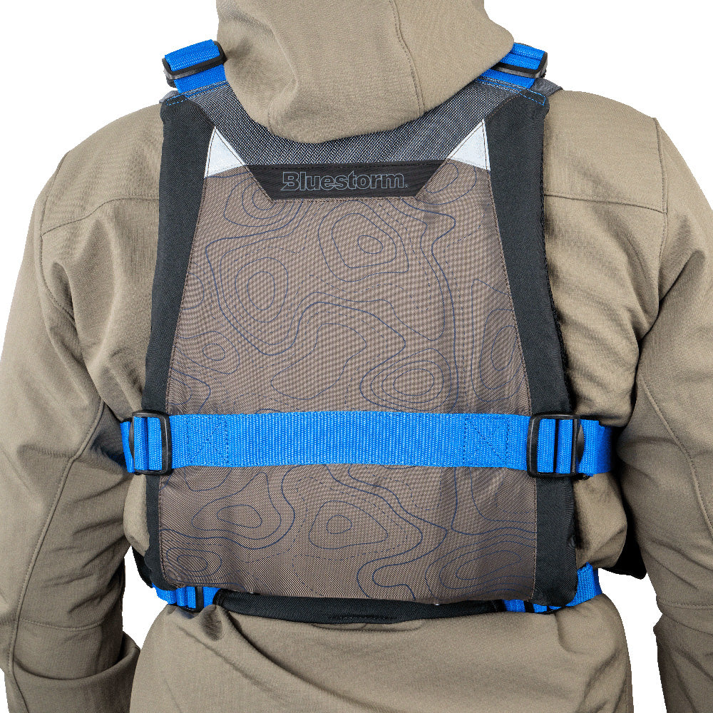 Bluestorm Motive Kayak Fishing Vest - Deep Blue - S/M [BS-248-TPE-S/M] - Premium Life Vests from Bluestorm - Just $79.99! 