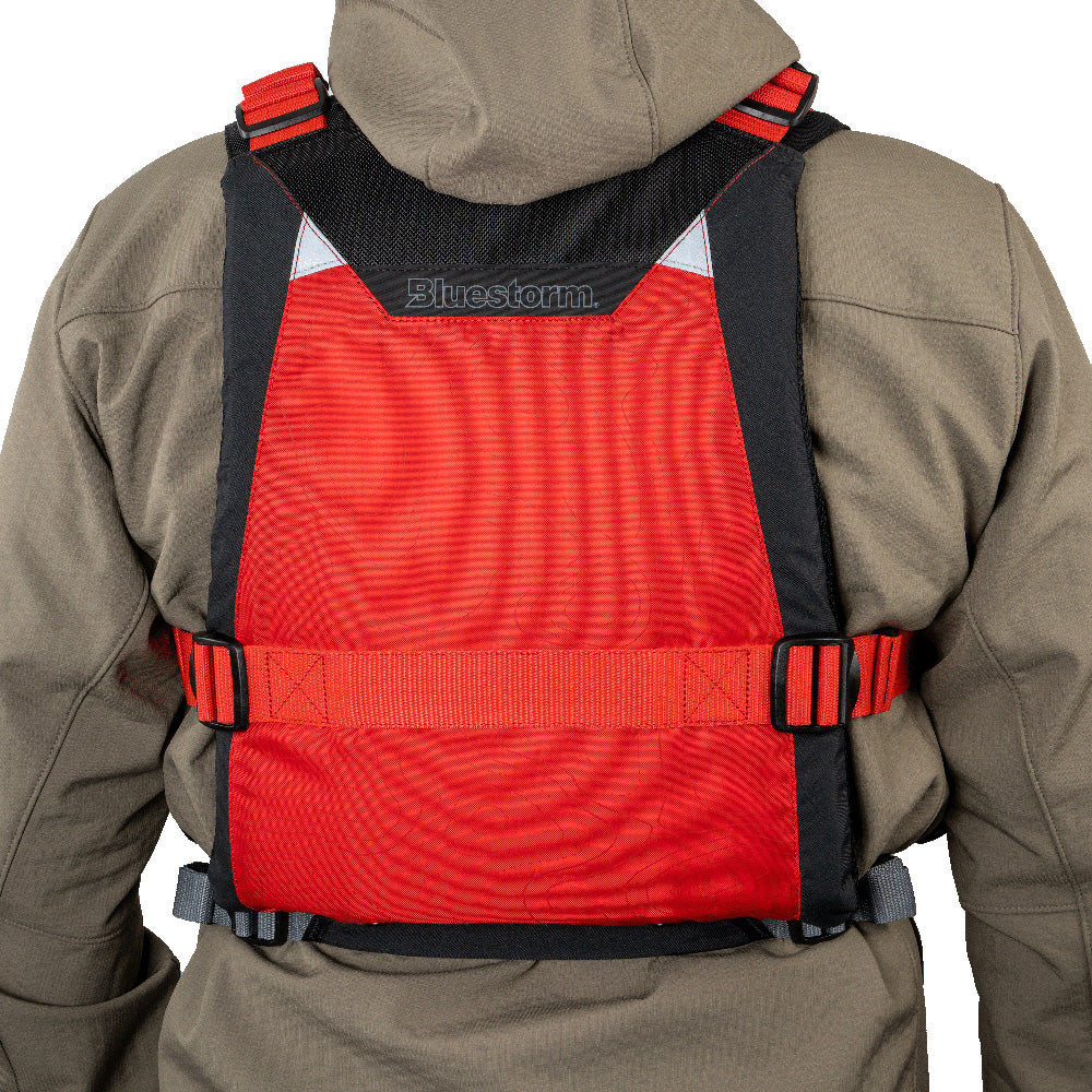 Bluestorm Motive Kayak Fishing Vest - Nitro Red - S/M [BS-248-RDD-S/M] - Premium Life Vests from Bluestorm - Just $79.99! 