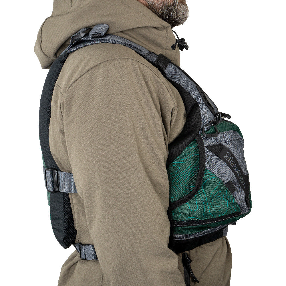 Bluestorm Motive Kayak Fishing Vest - Hunter Green - S/M [BS-248-HNT-S/M] - Premium Life Vests from Bluestorm - Just $79.99! 