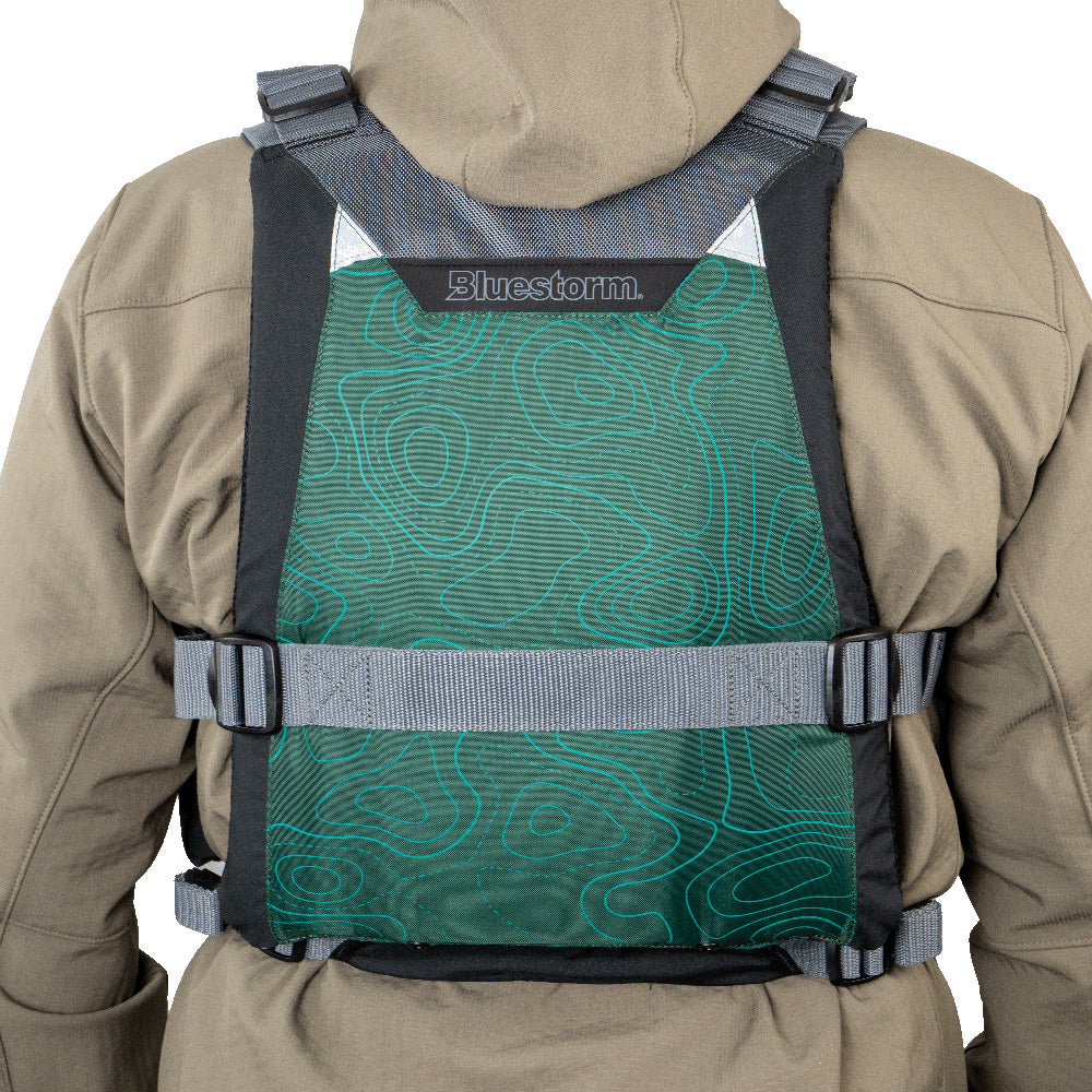 Bluestorm Motive Kayak Fishing Vest - Hunter Green - S/M [BS-248-HNT-S/M] - Premium Life Vests from Bluestorm - Just $79.99! 